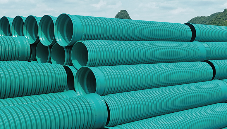 赤水聚乙烯（改性无水磷石膏）双波峰增强排水管